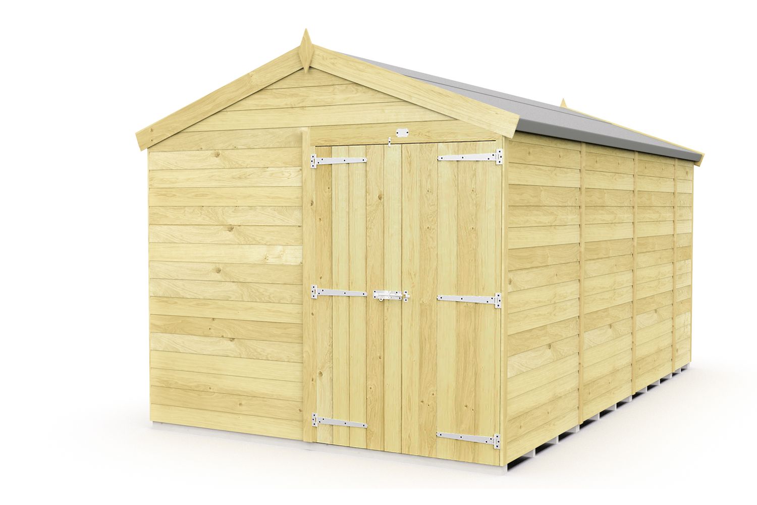 8 X 14 Apex Double Door-2