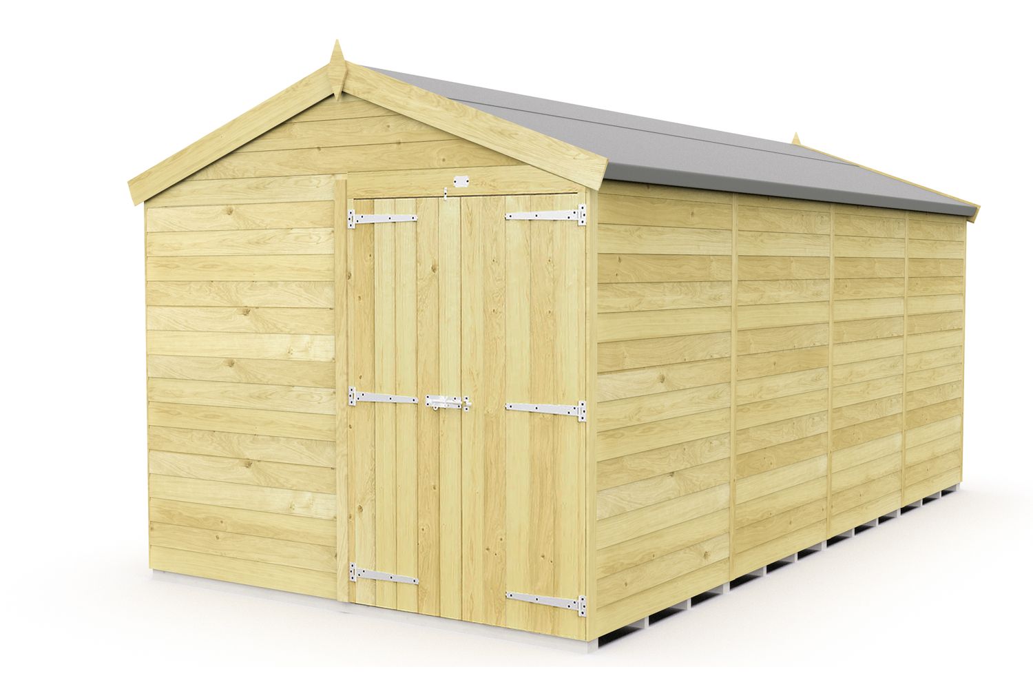 8 X 16 Apex Double Door-2