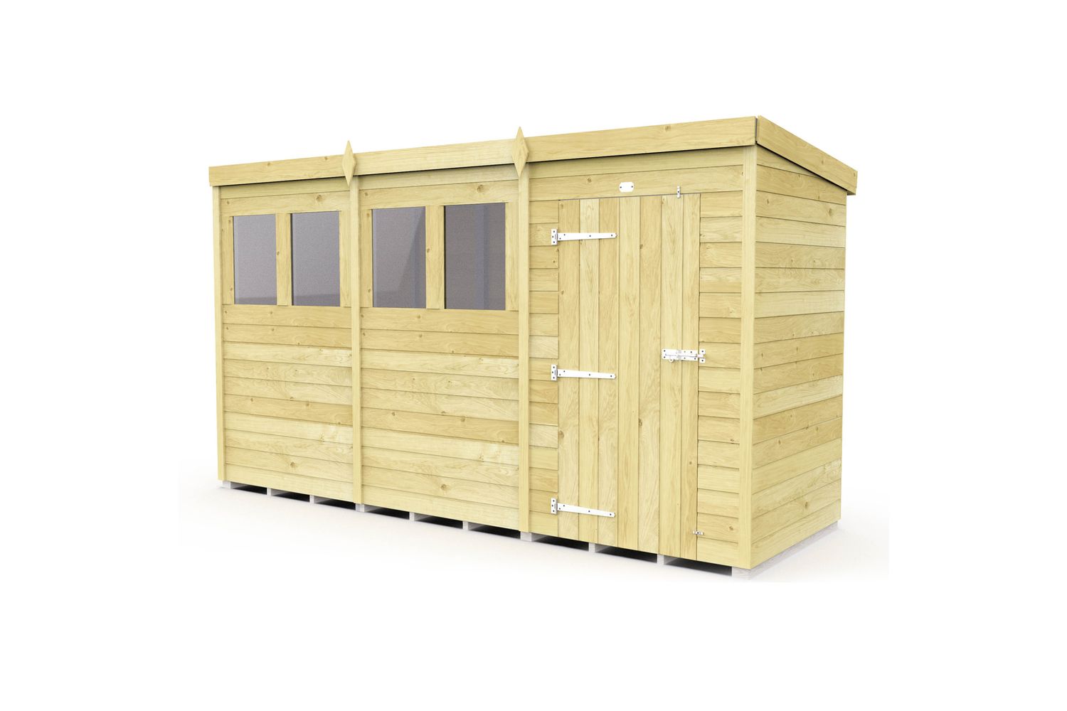 12 X 4 Pent Shed