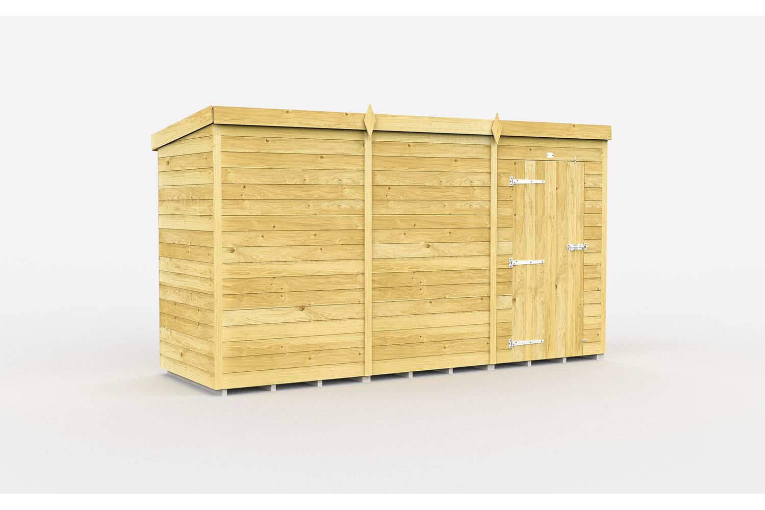 12 X 4 Pent Shed-2
