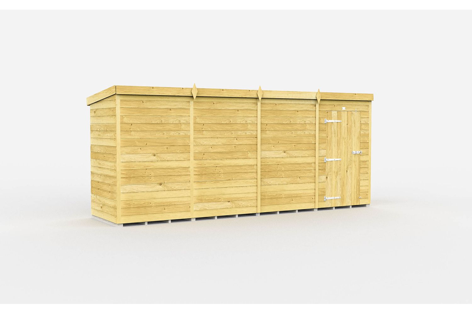 16 X 4 Pent Shed-2