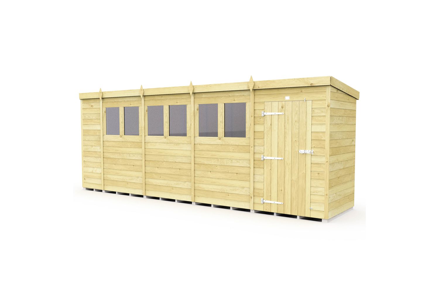 18 X 4 Pent Shed