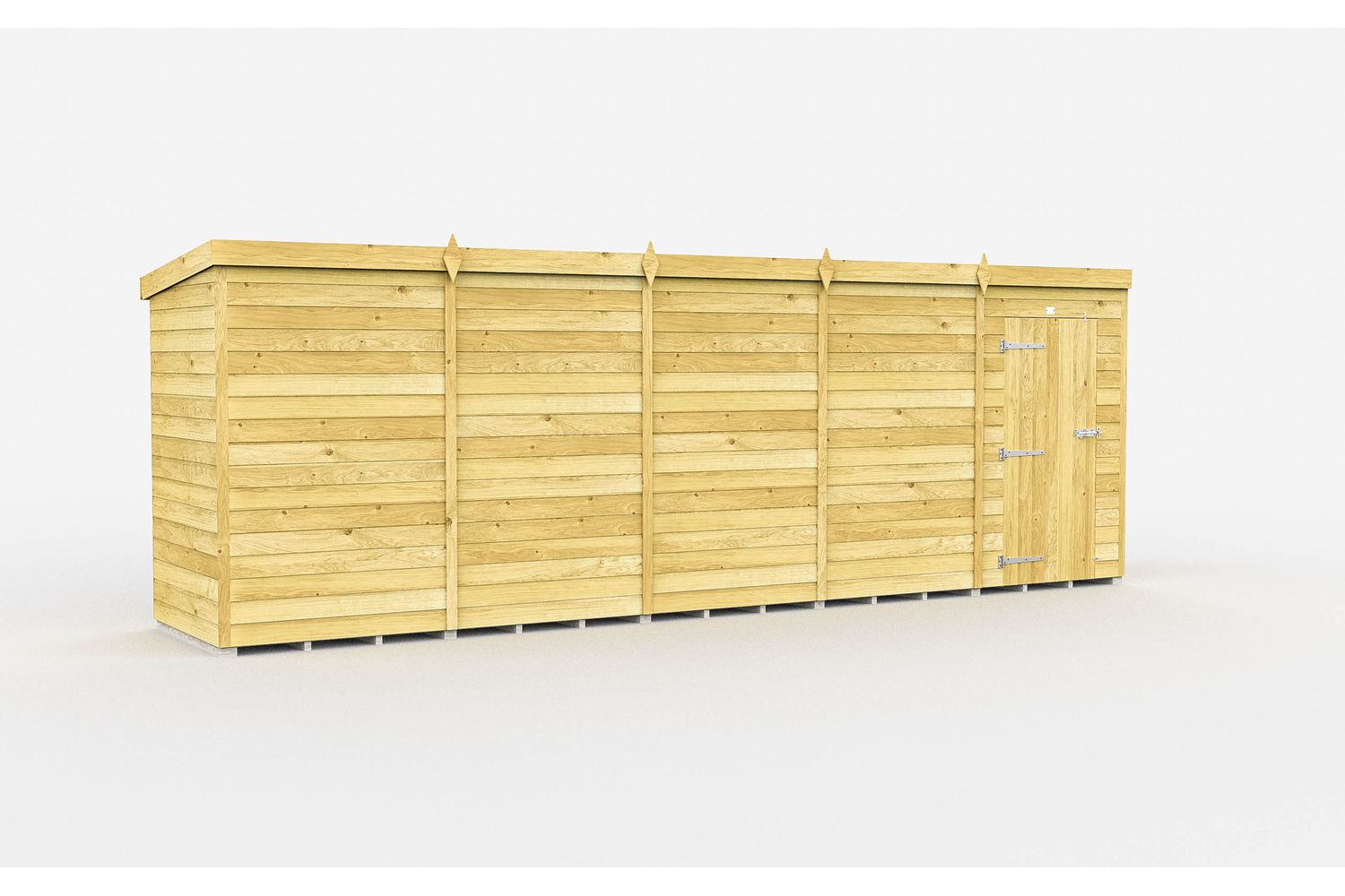 20 X 4 Pent Shed-2