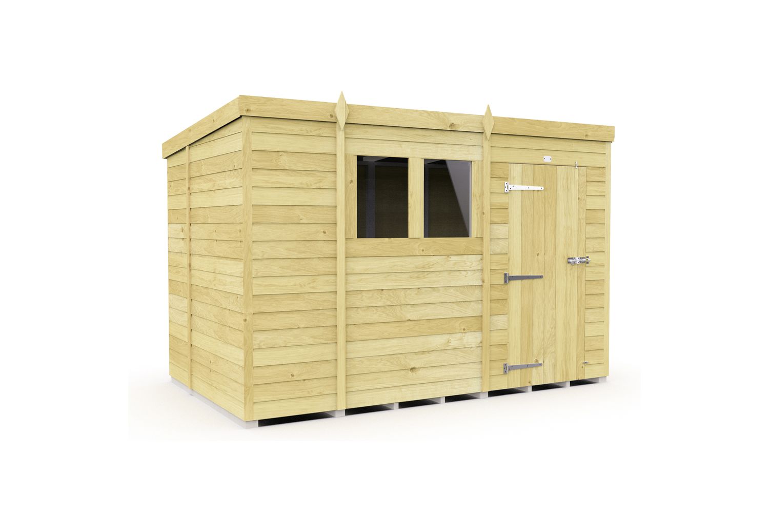 11 X 6 Pent Shed