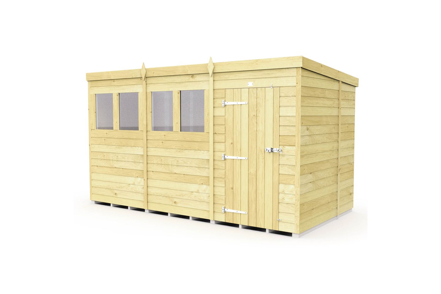 12 X 7 Pent Shed