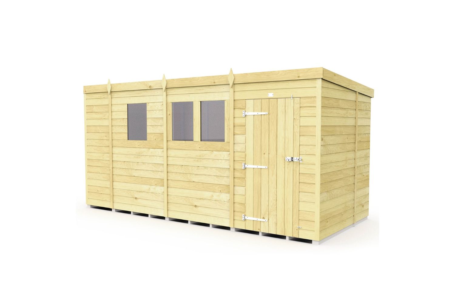 13 X 7 Pent Shed