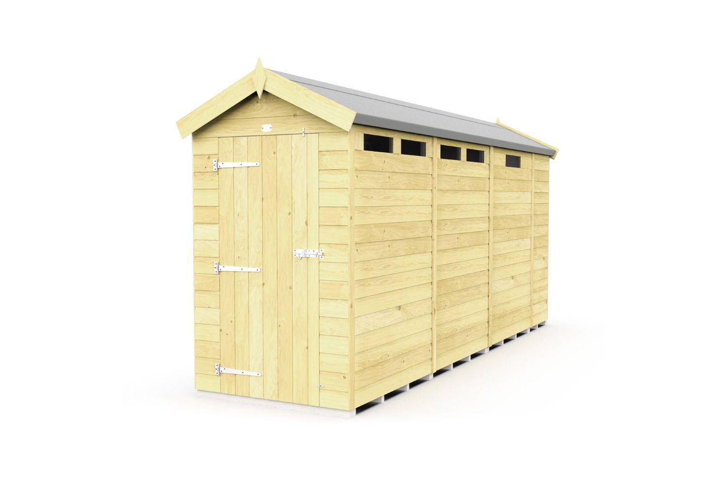4 X 13 Apex Security Shed