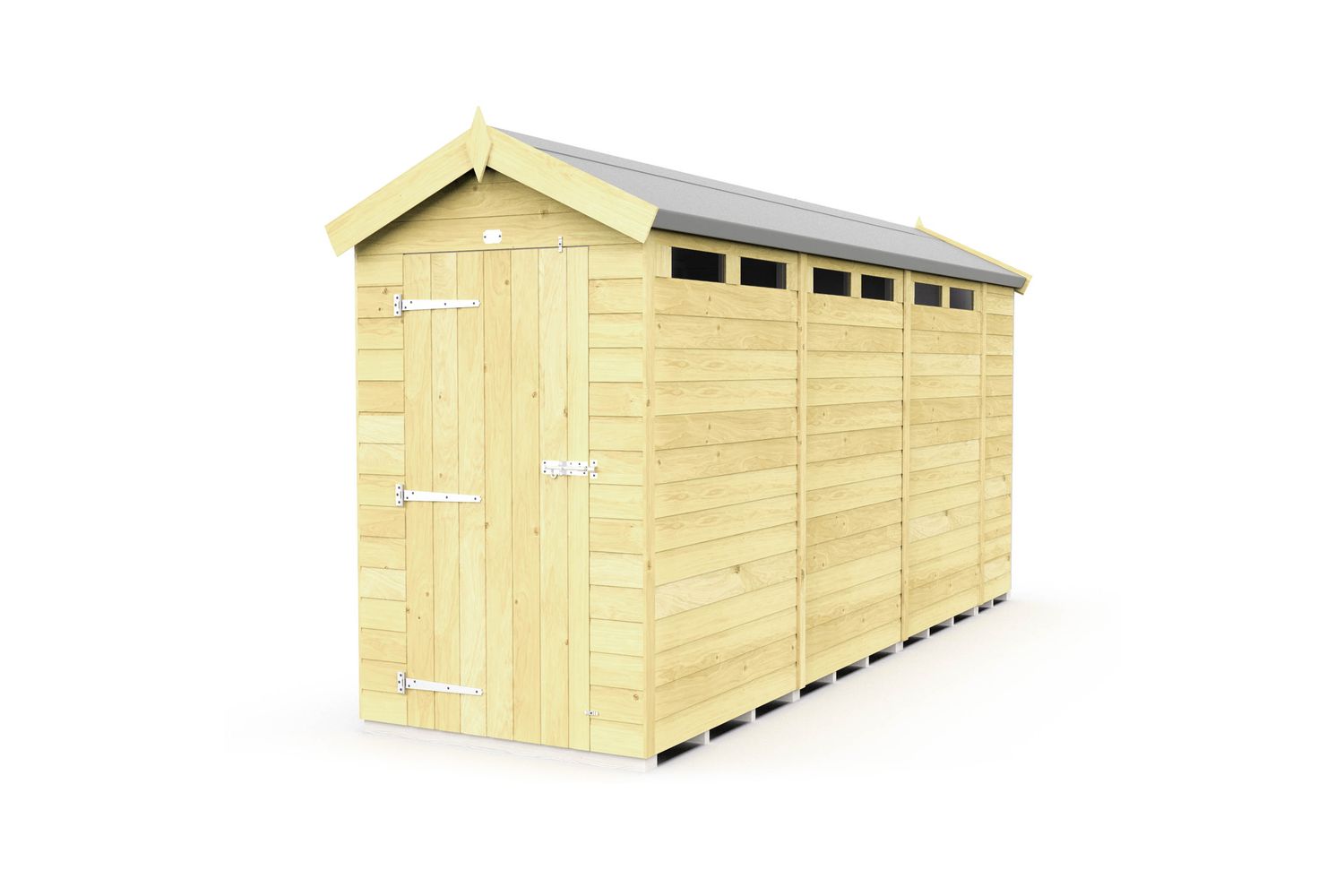 4 X 14 Apex Security Shed