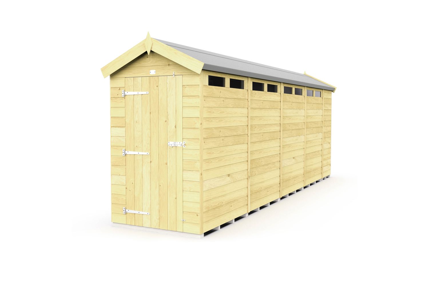4 X 19 Apex Security Shed