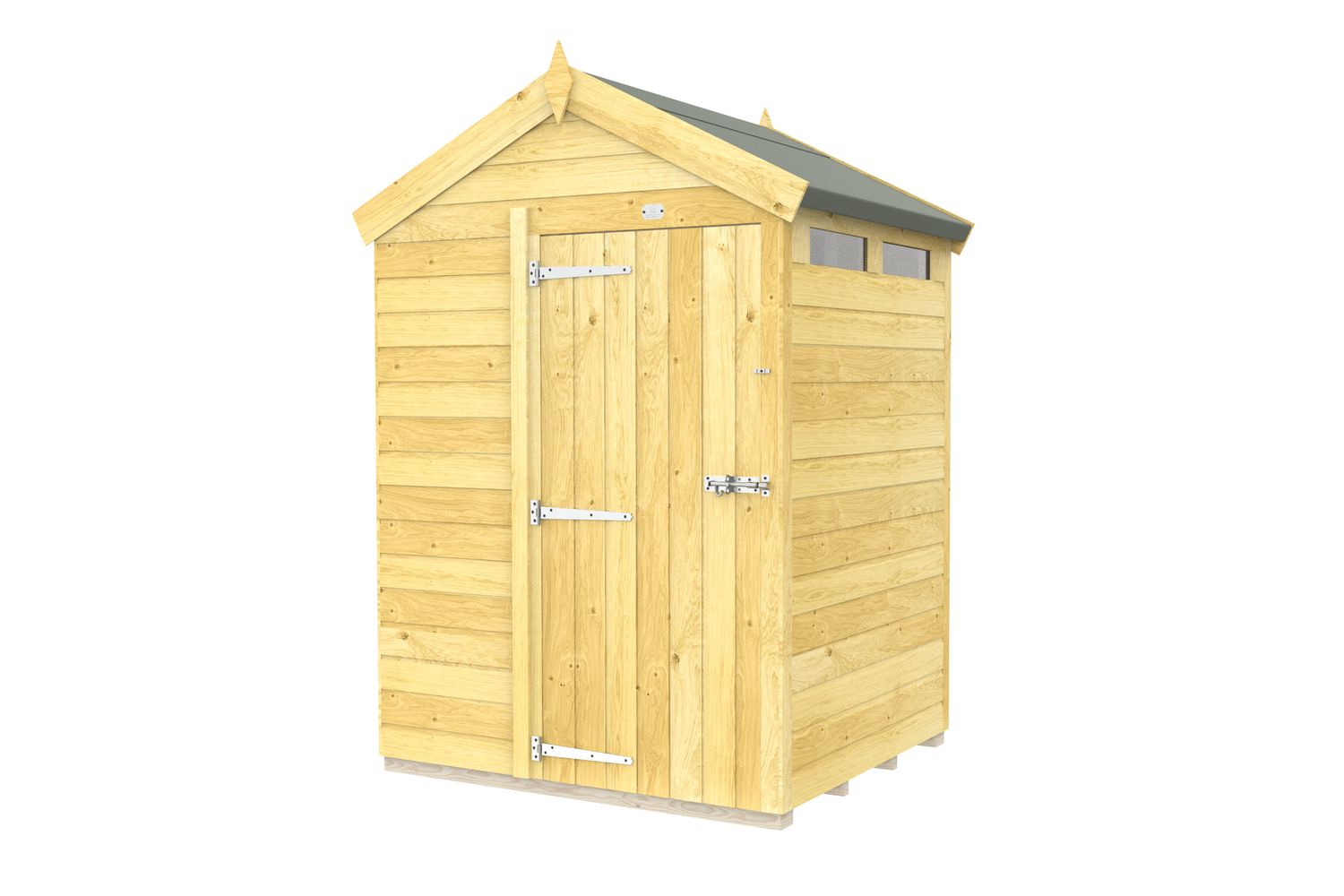 5 X 4 Apex Security Shed
