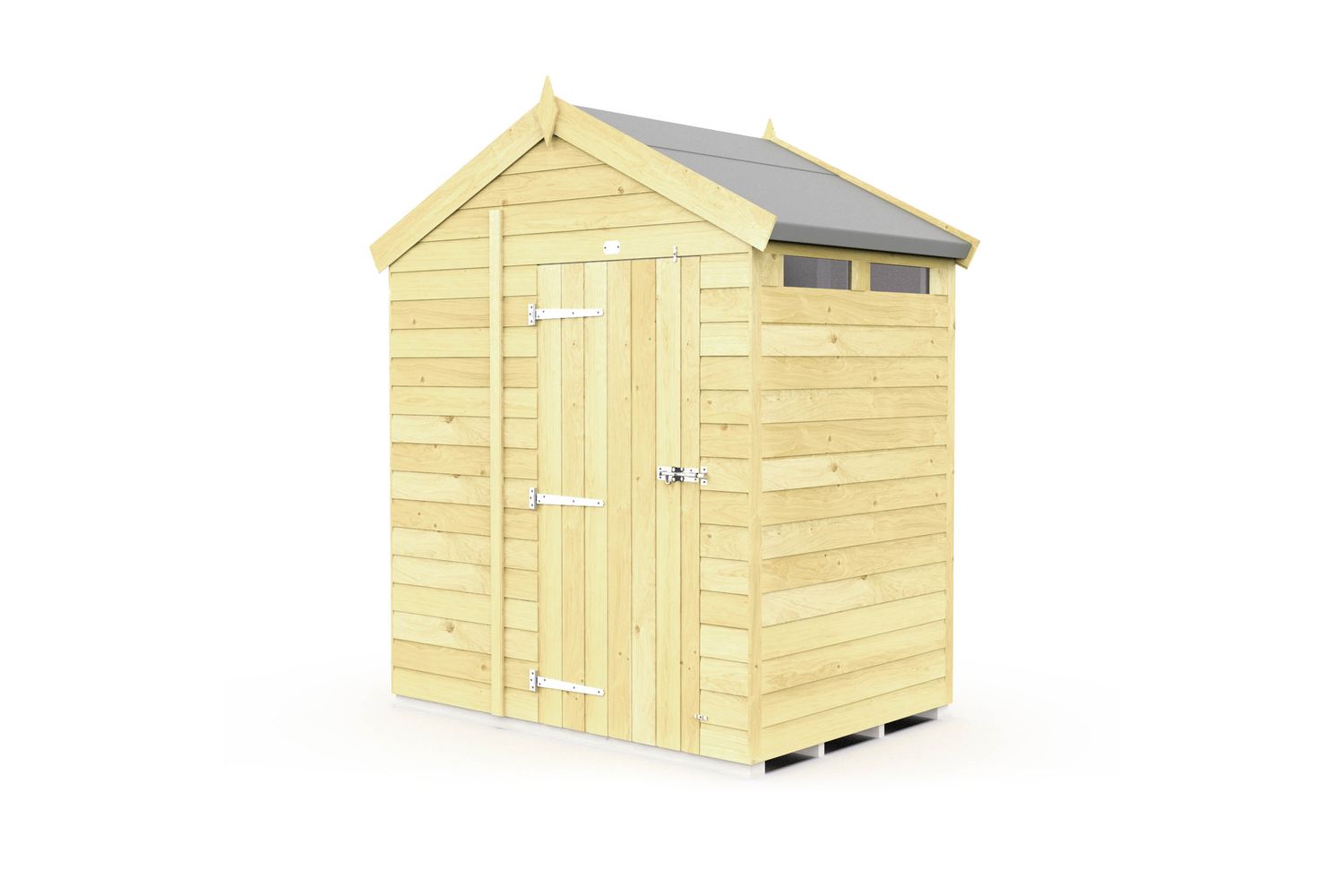 6 X 4 Apex Security Shed