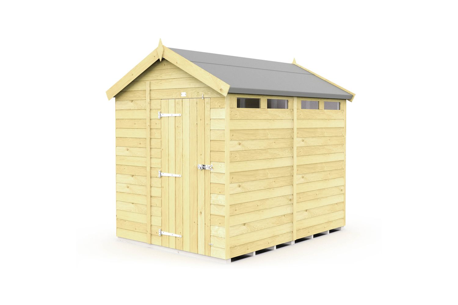 6 X 8 Apex Security Shed