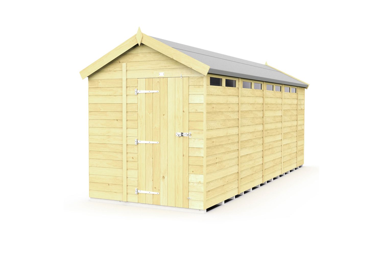 6 X 18 Apex Security Shed