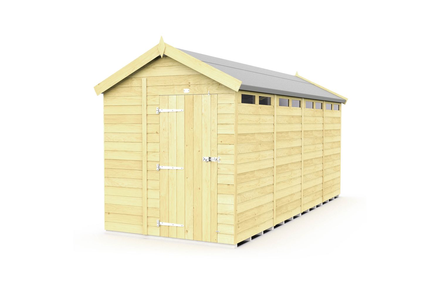 7 X 16 Apex Security Shed