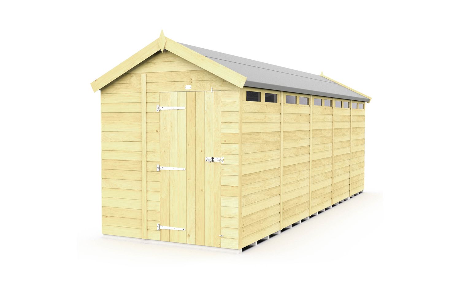 7 X 20 Apex Security Shed