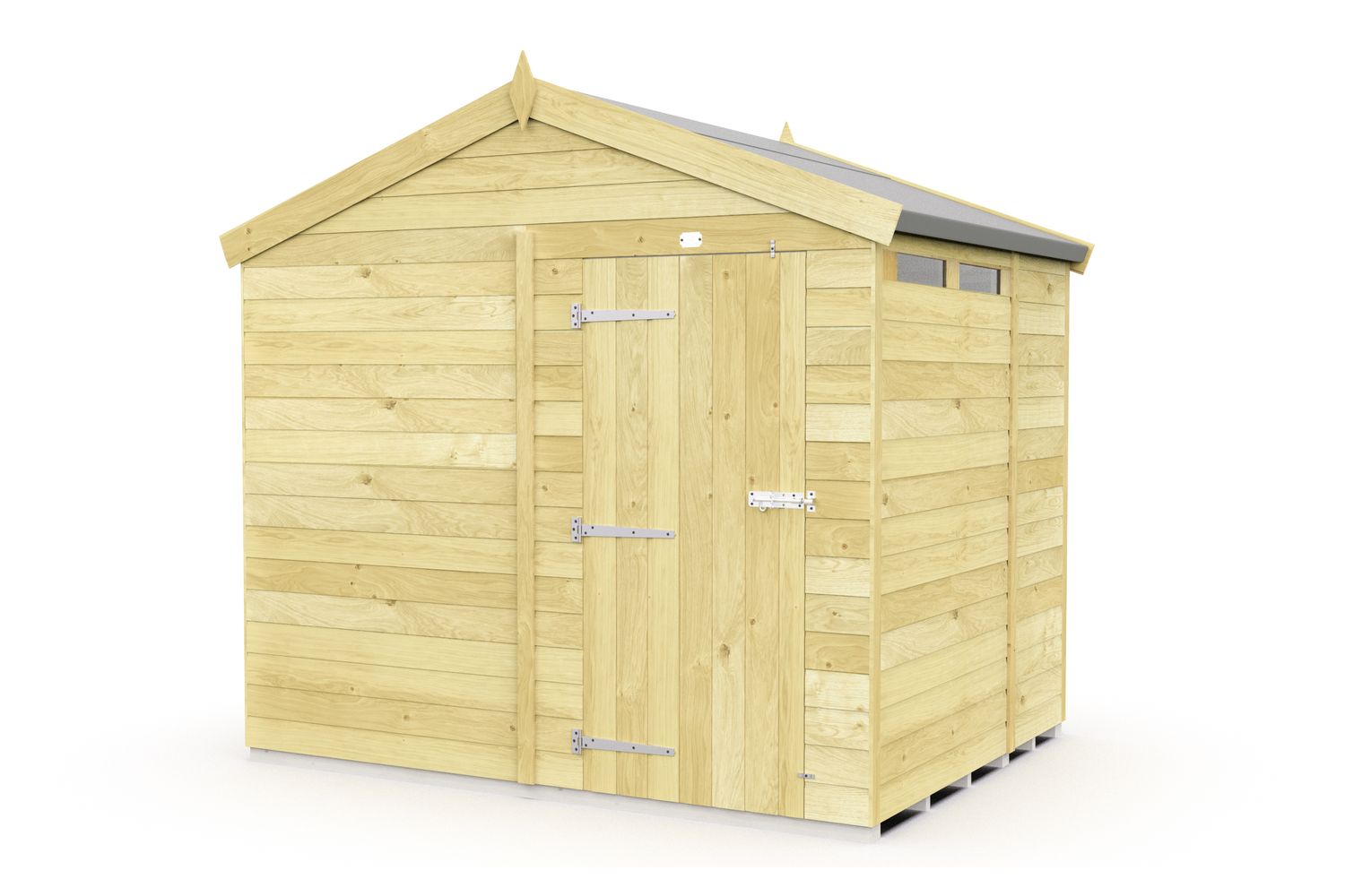 8 X 7 Apex Security Shed