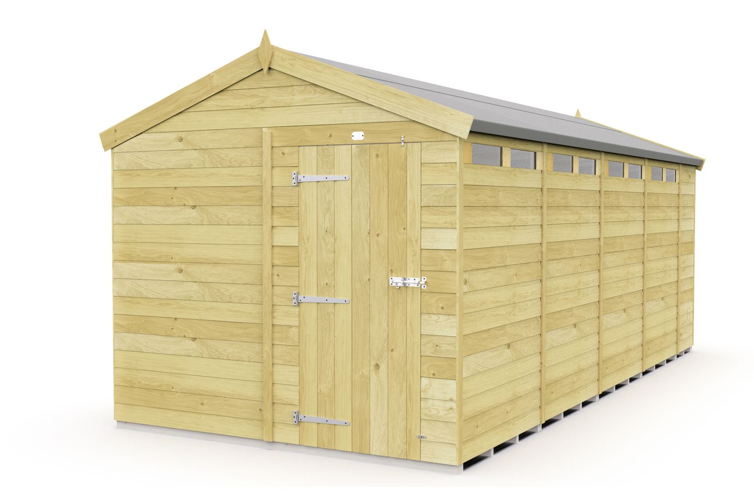 8 X 18 Apex Security Shed