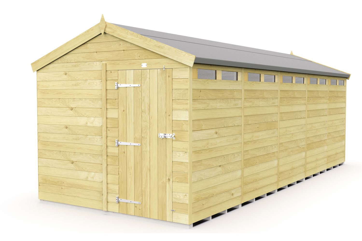 8 X 20 Apex Security Shed