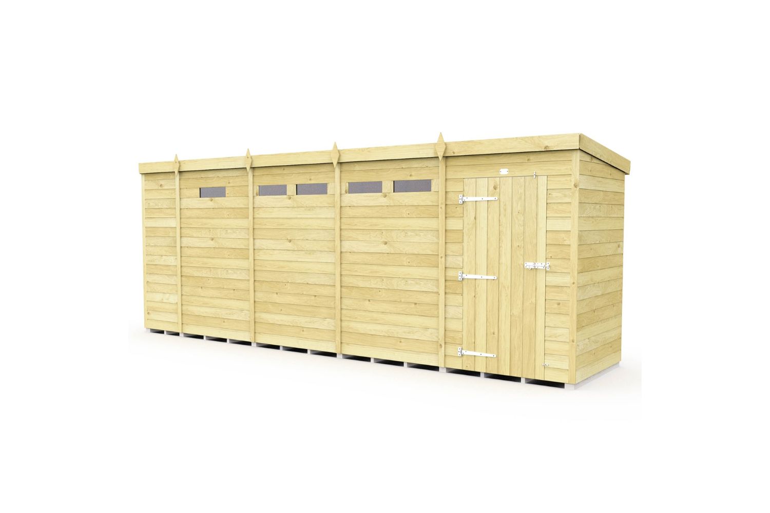 17 X 4 Security Pent Shed