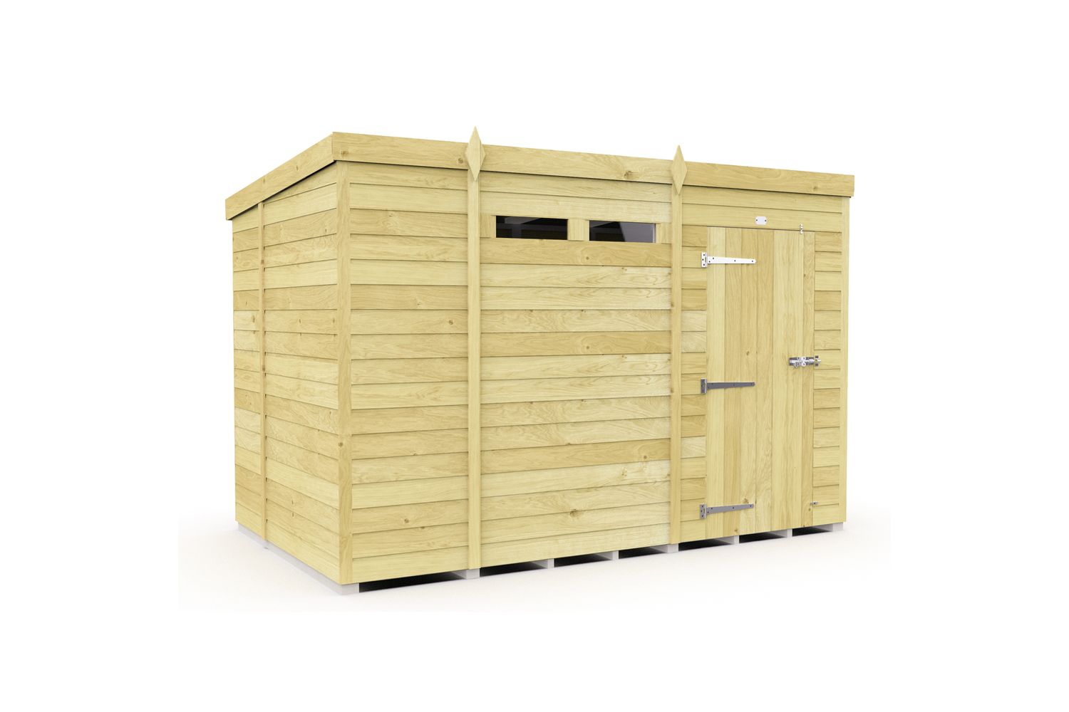 10 X 6 Security Pent Shed