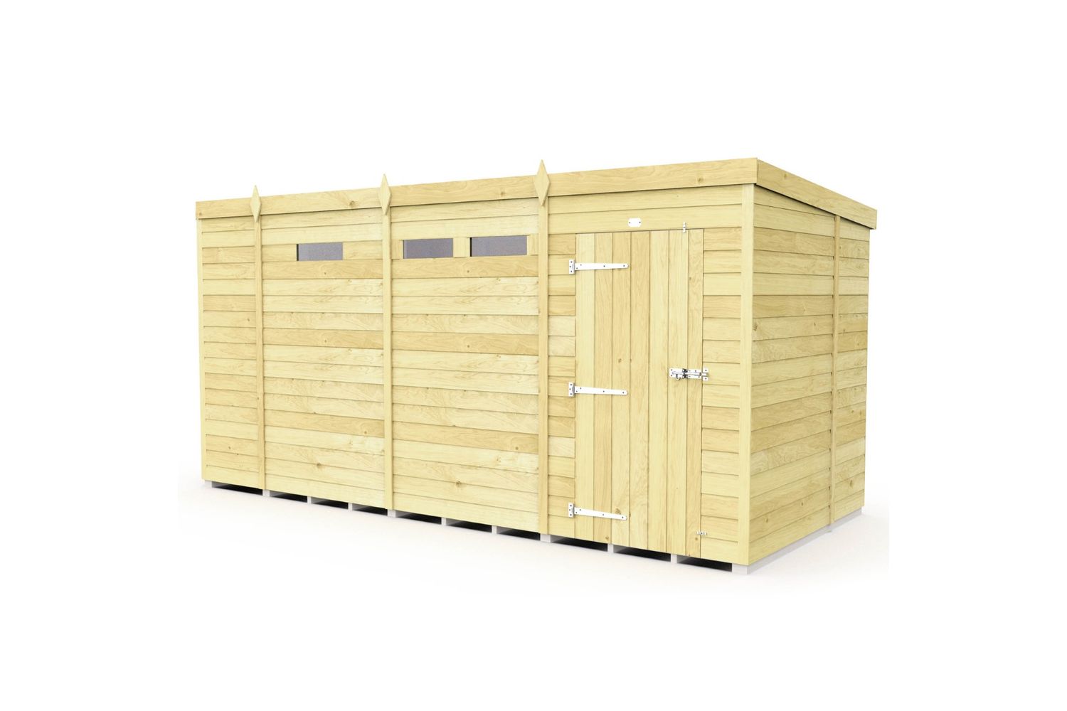 13 X 6 Security Pent Shed
