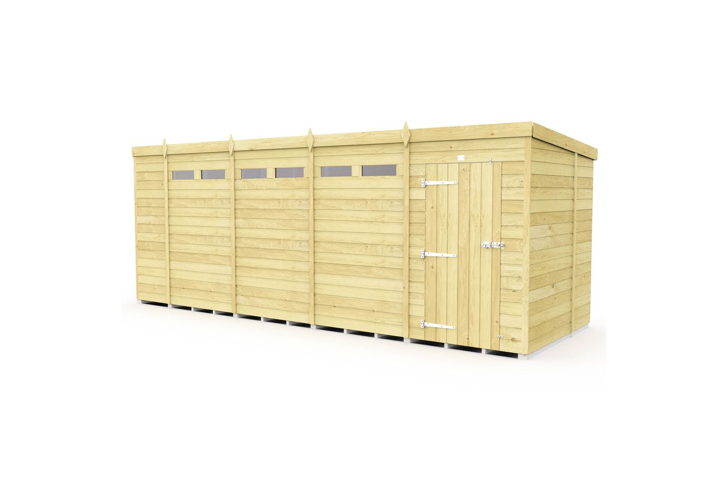 19 X 6 Security Pent Shed