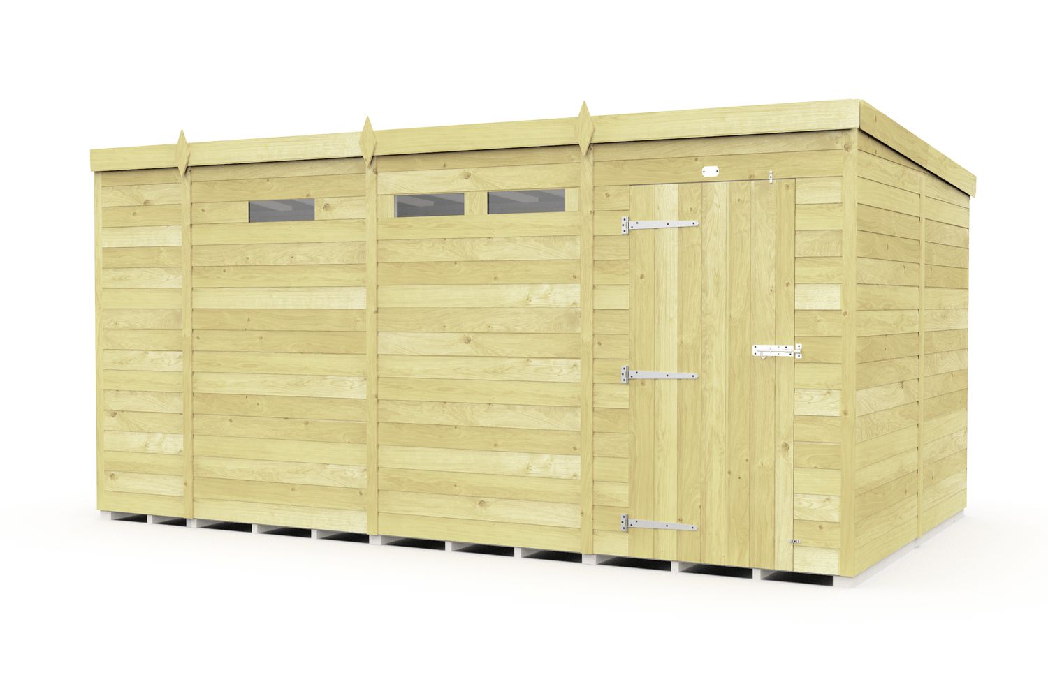 13 X 8 Security Pent Shed