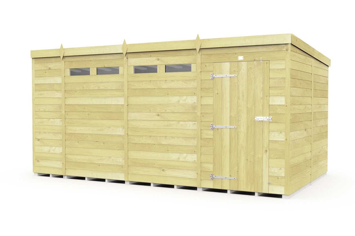 15 X 8 Security Pent Shed