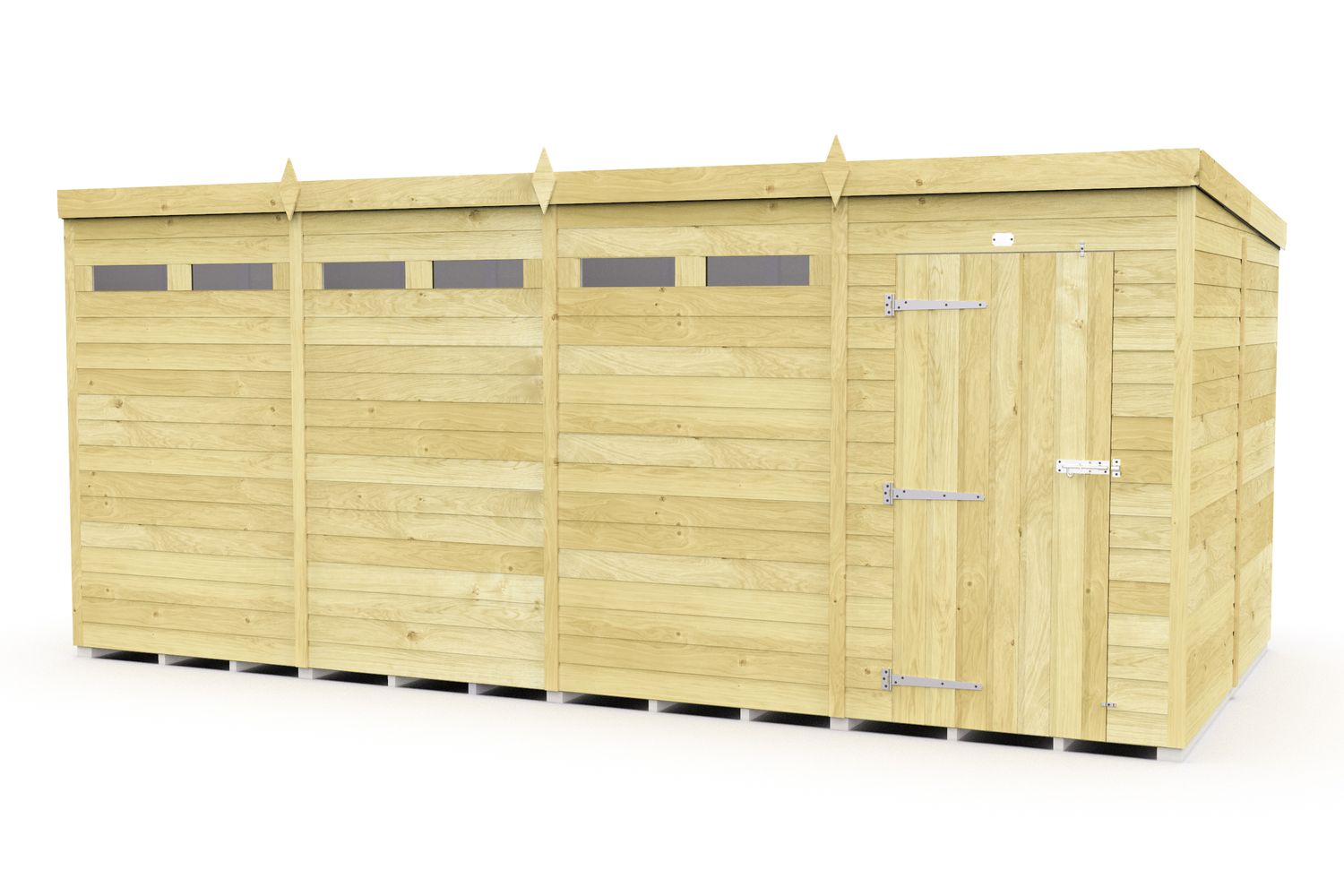 16 X 8 Security Pent Shed