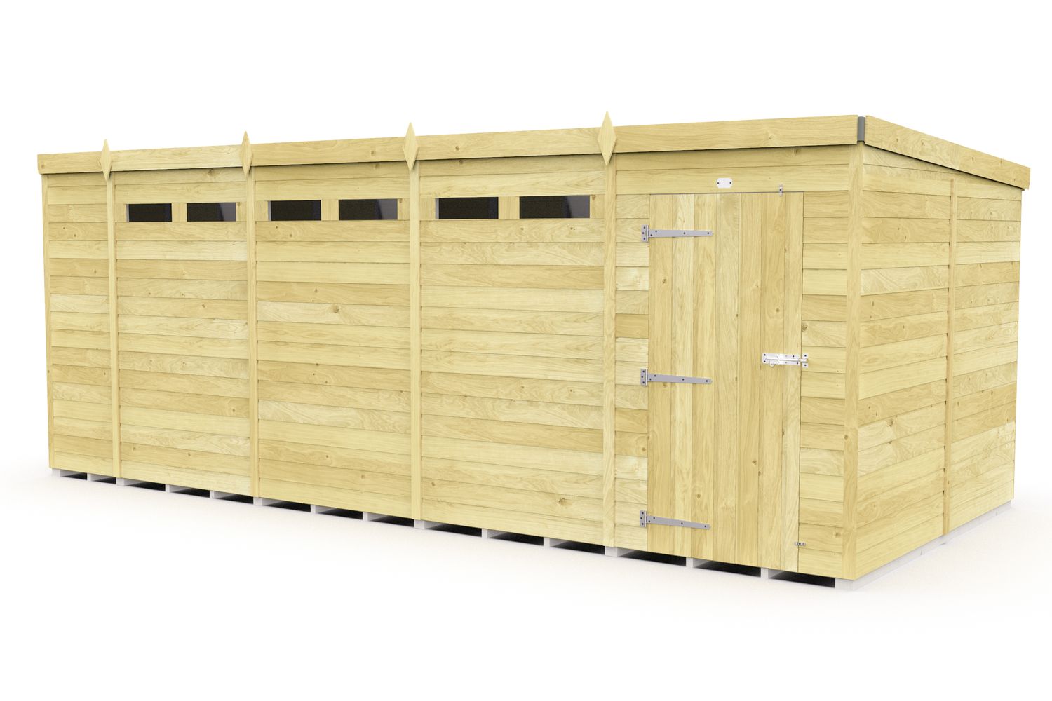 18 X 8 Security Pent Shed