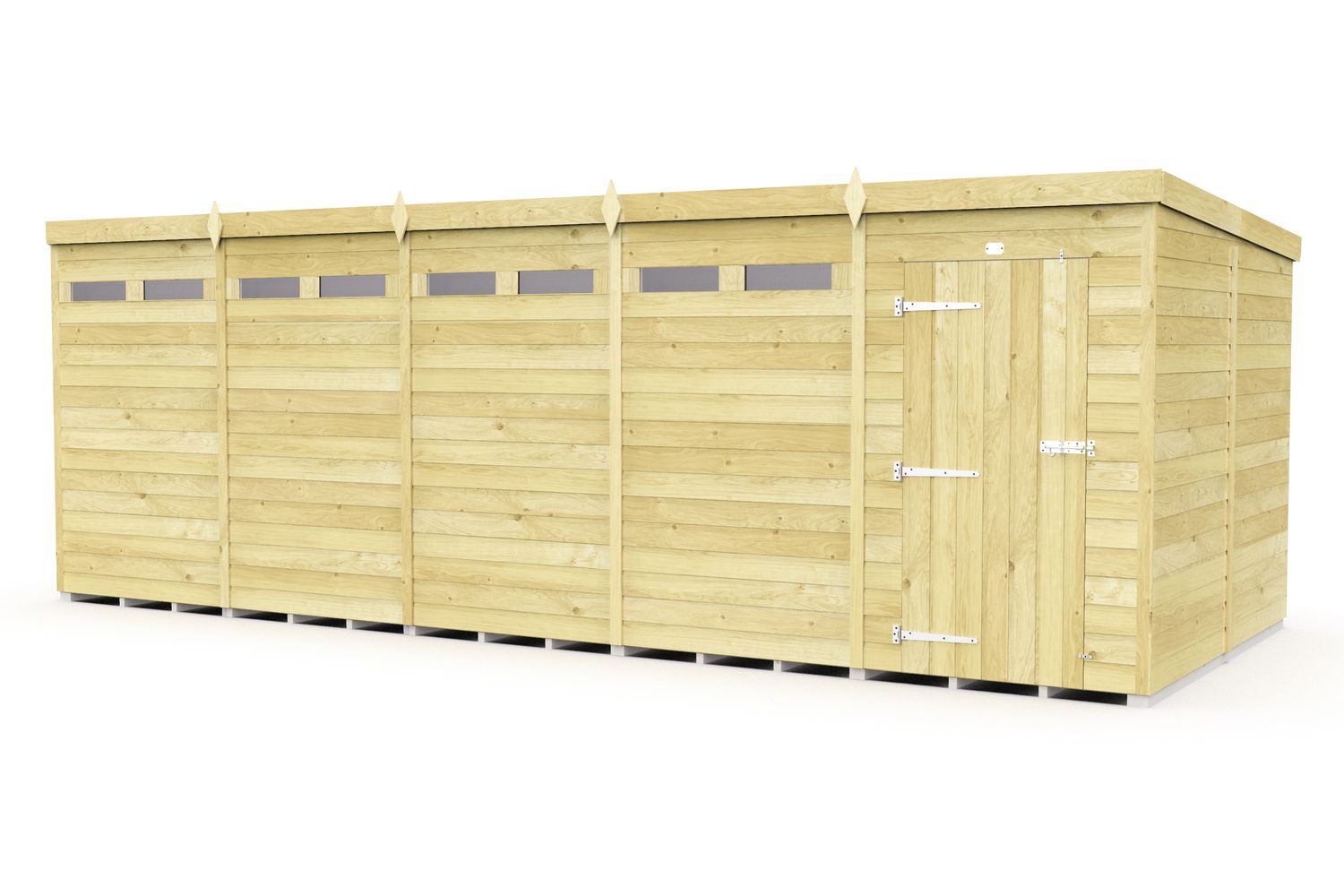 20 X 8 Security Pent Shed