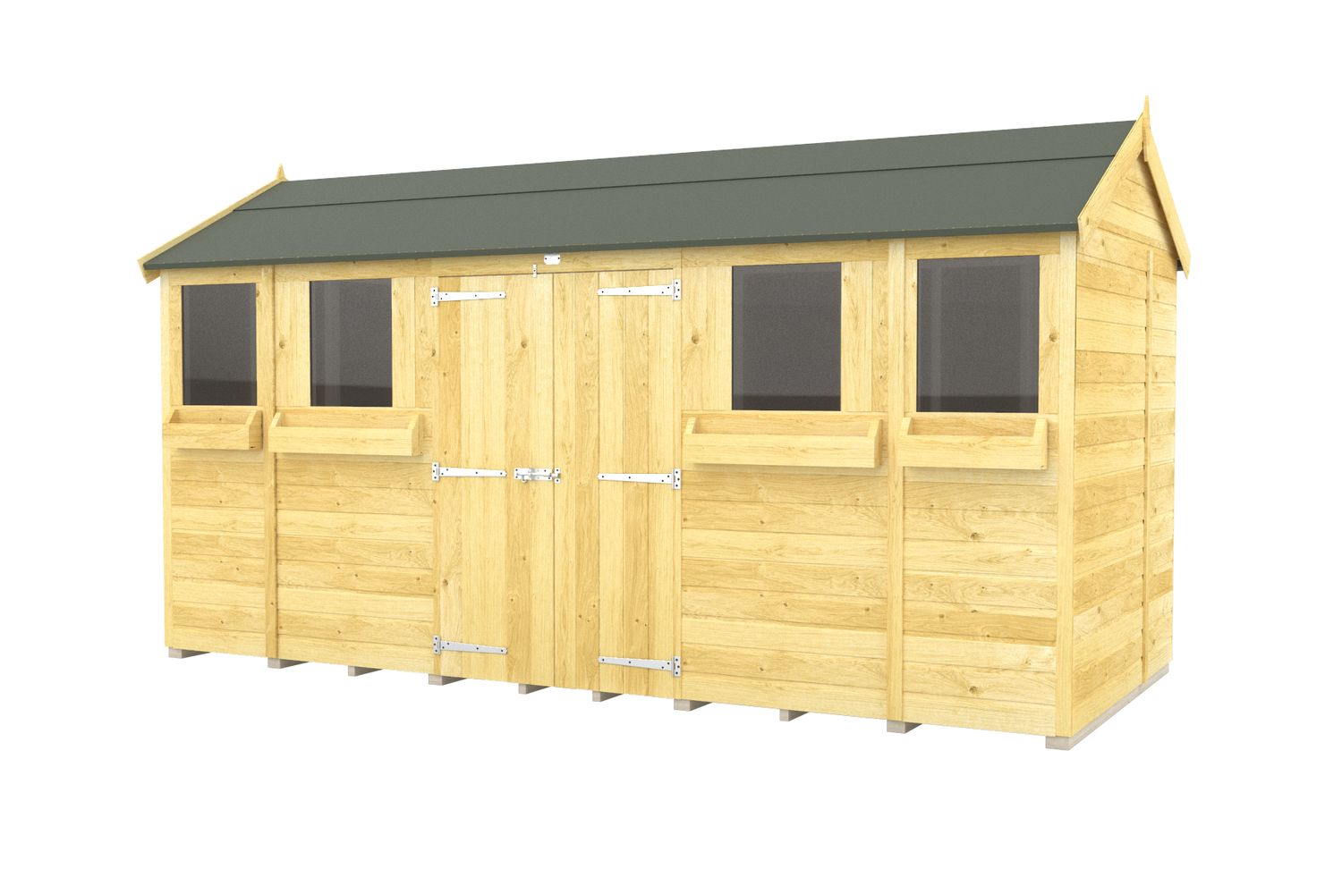 14 X 5 Apex Summer Shed