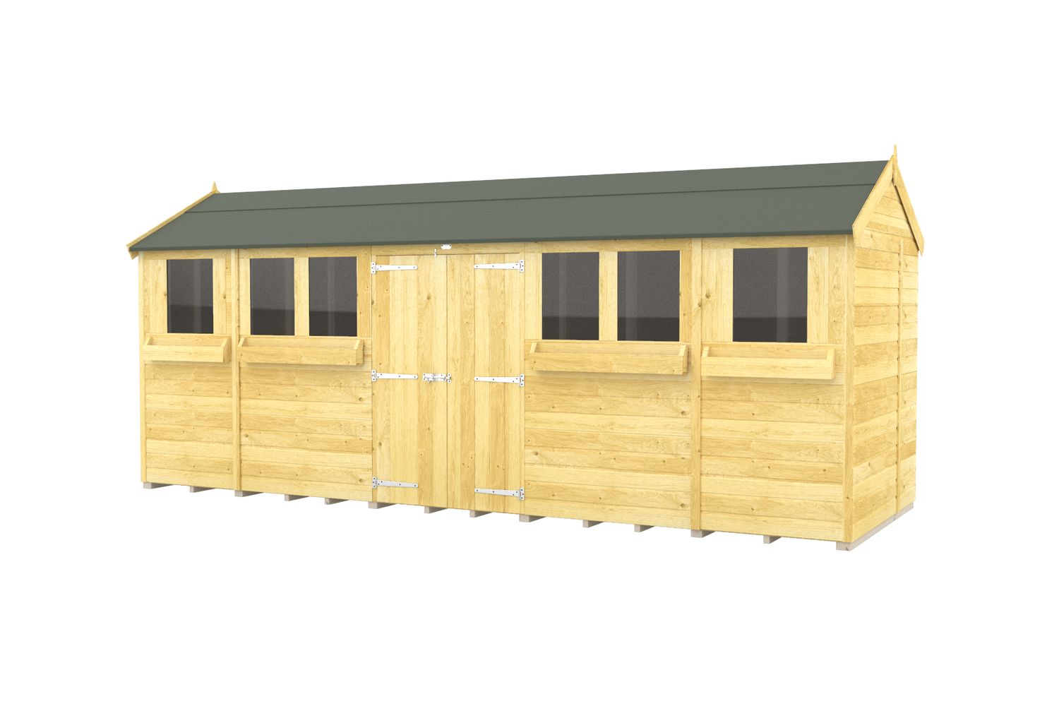 18 X 6 Apex Summer Shed