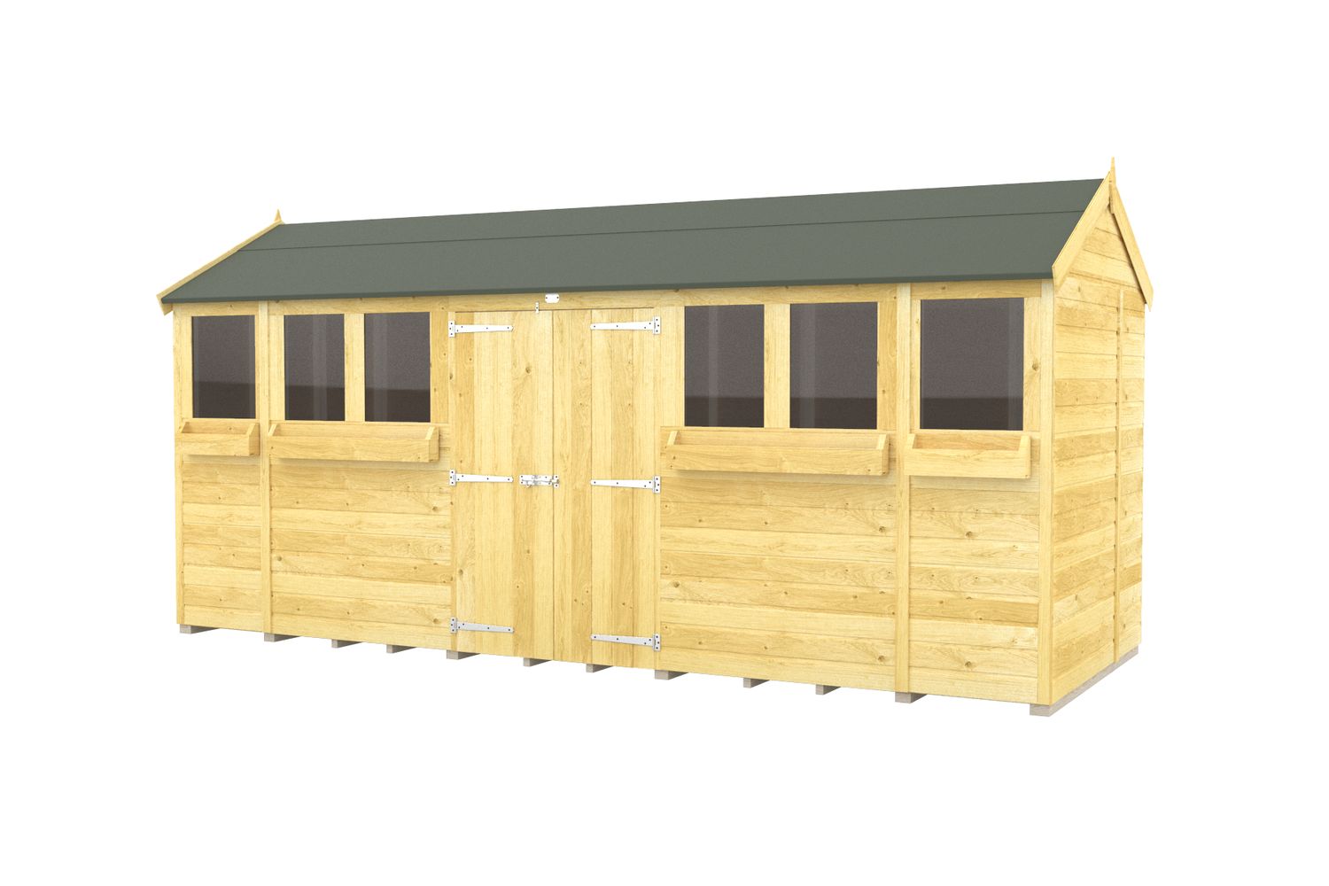 16 X 7 Apex Summer Shed
