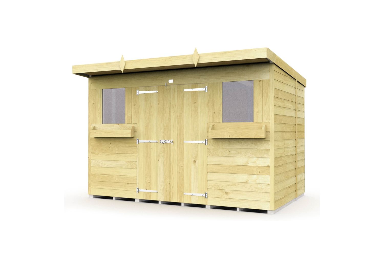 10 X 5 Pent Summer Shed