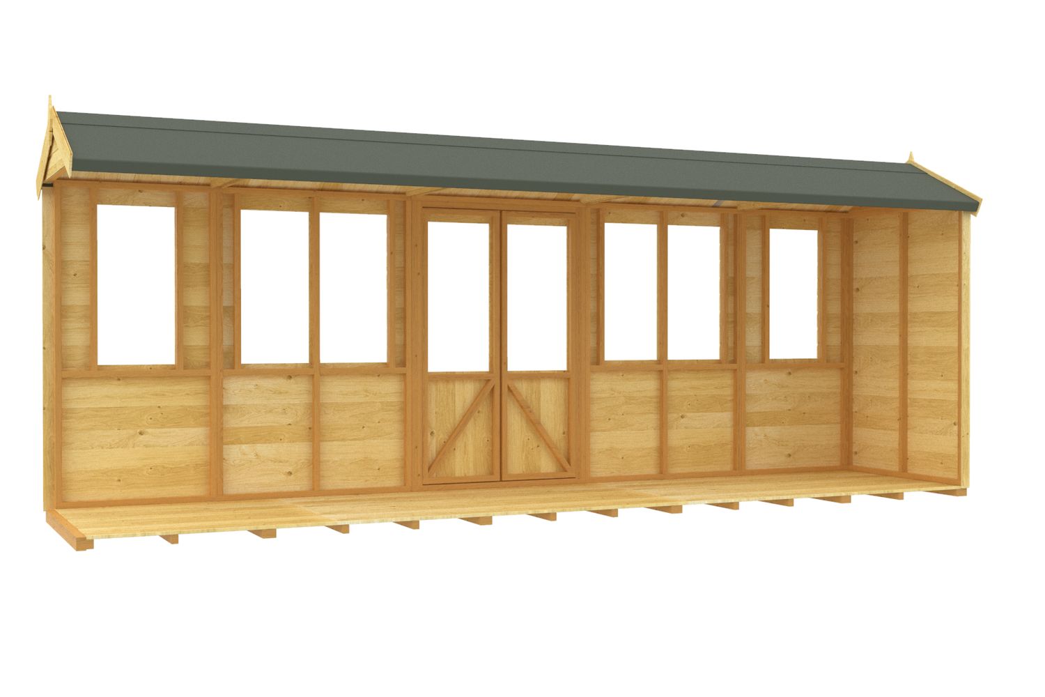 18 X 4 Apex Summer House-2