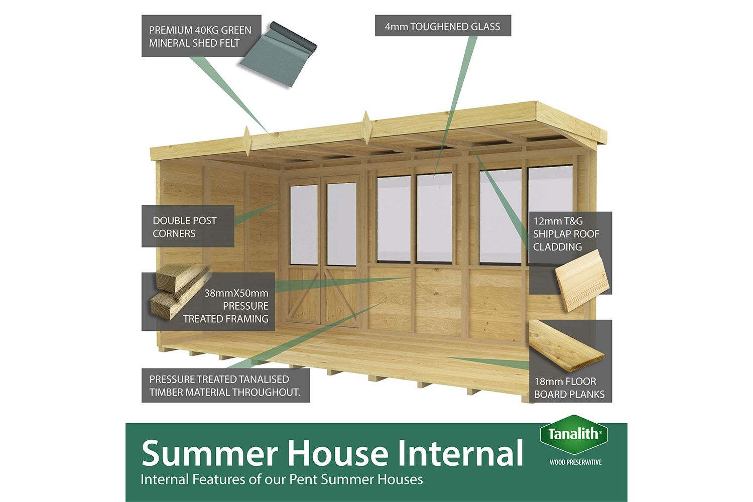 18 X 8 Apex Summer House-4