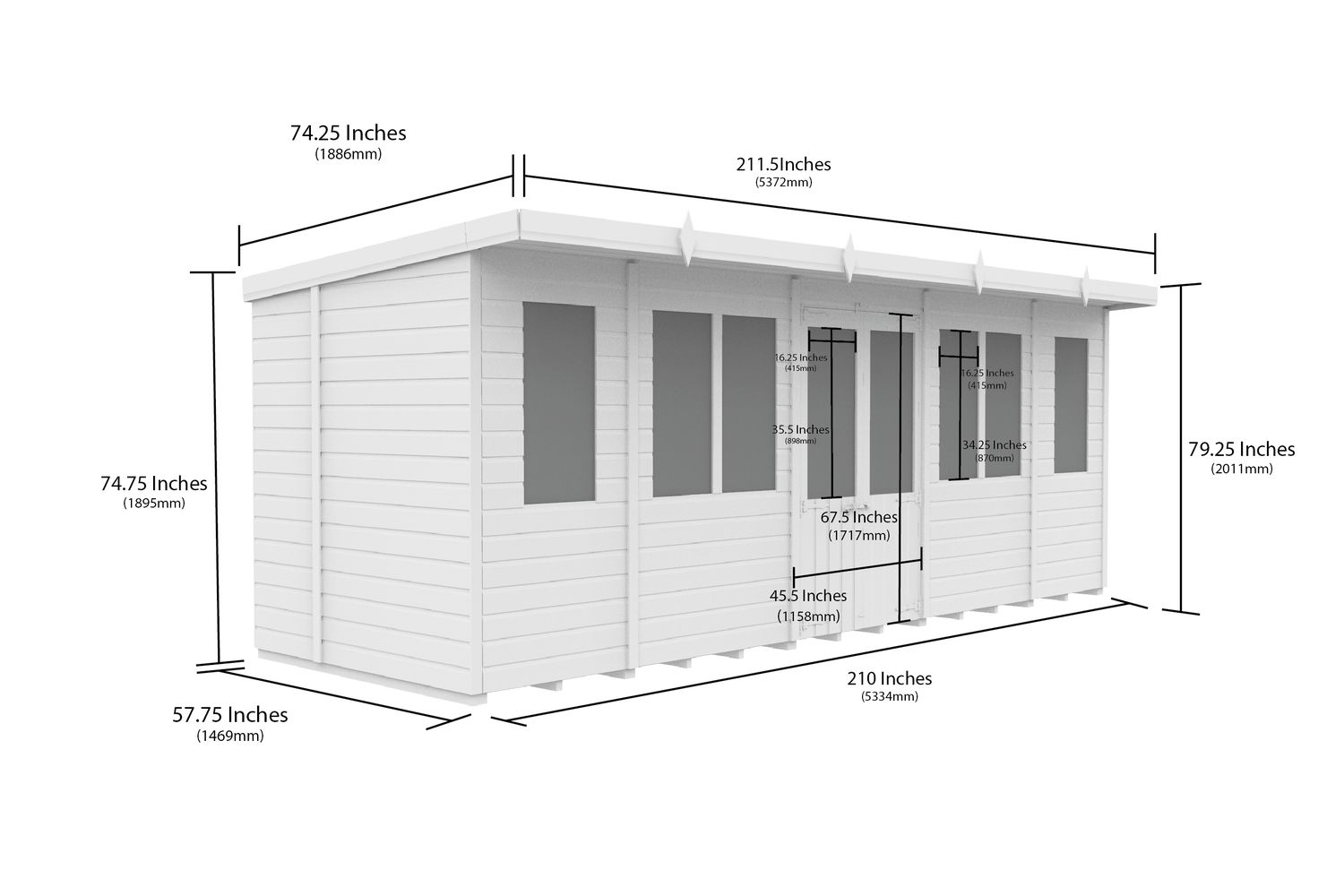 18 X 5 Pent Summer House-2