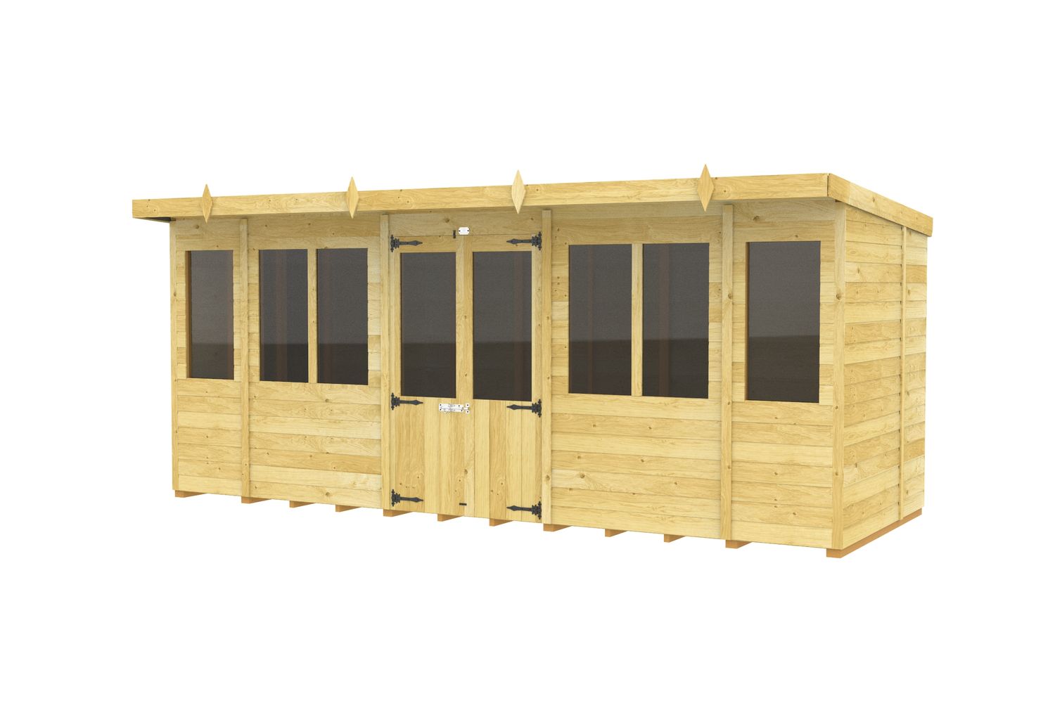 16 X 6 Pent Summer House