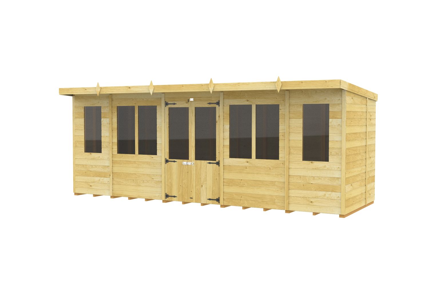 18 X 7 Pent Summer House