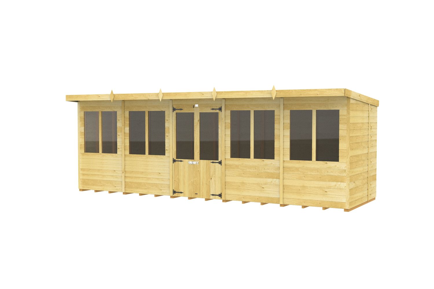 20 X 7 Pent Summer House