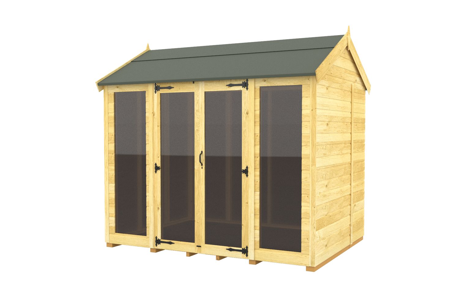8 X 5 Apex Summer House Full Height Window