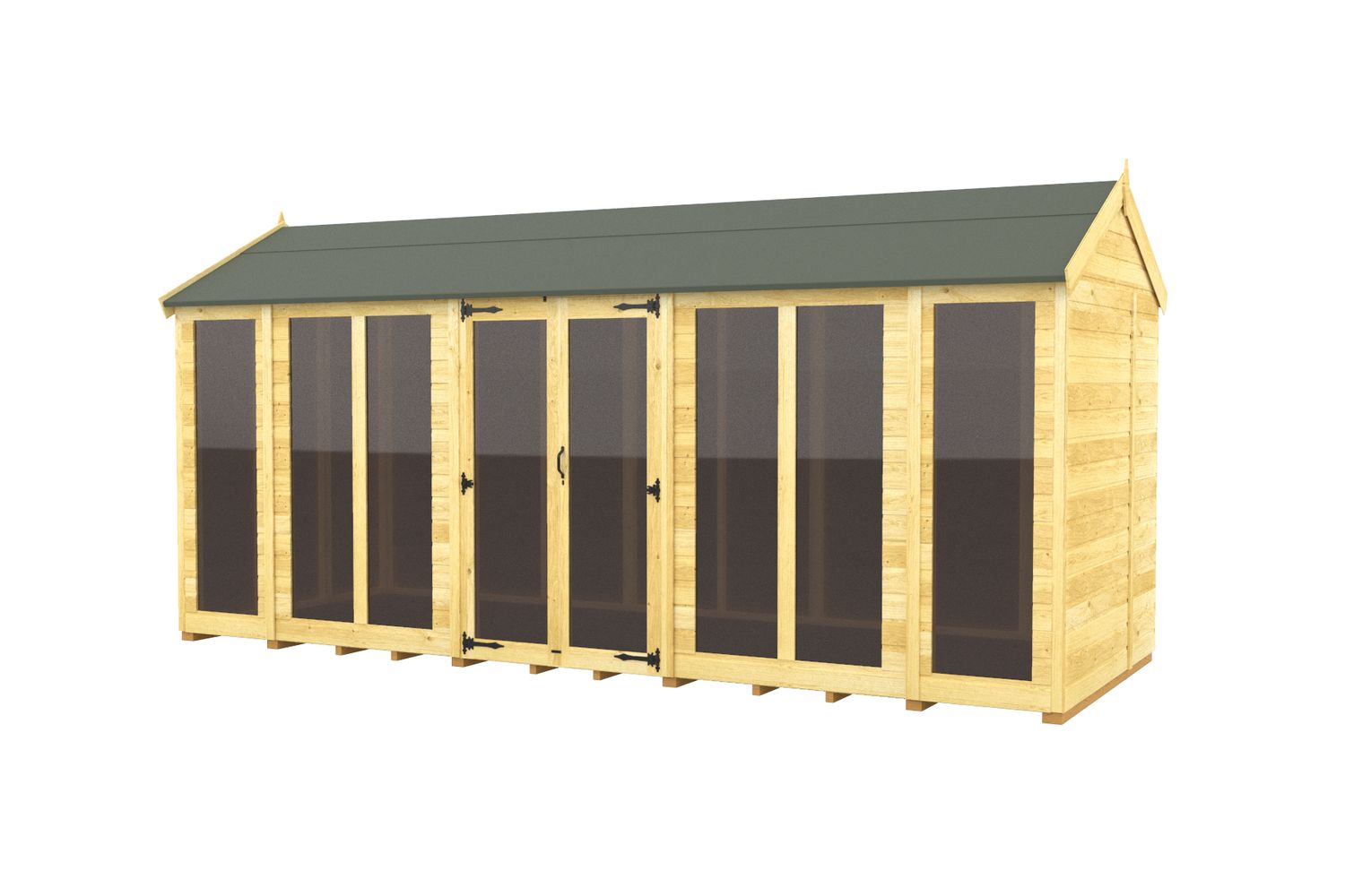 16 X 5 Apex Summer House Full Height Window