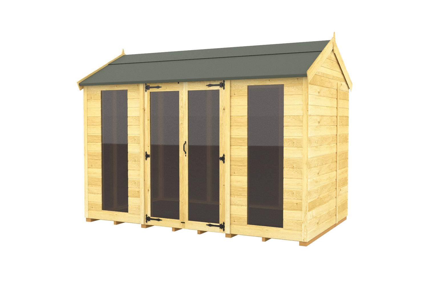 10 X 7 Apex Summer House Full Height Window