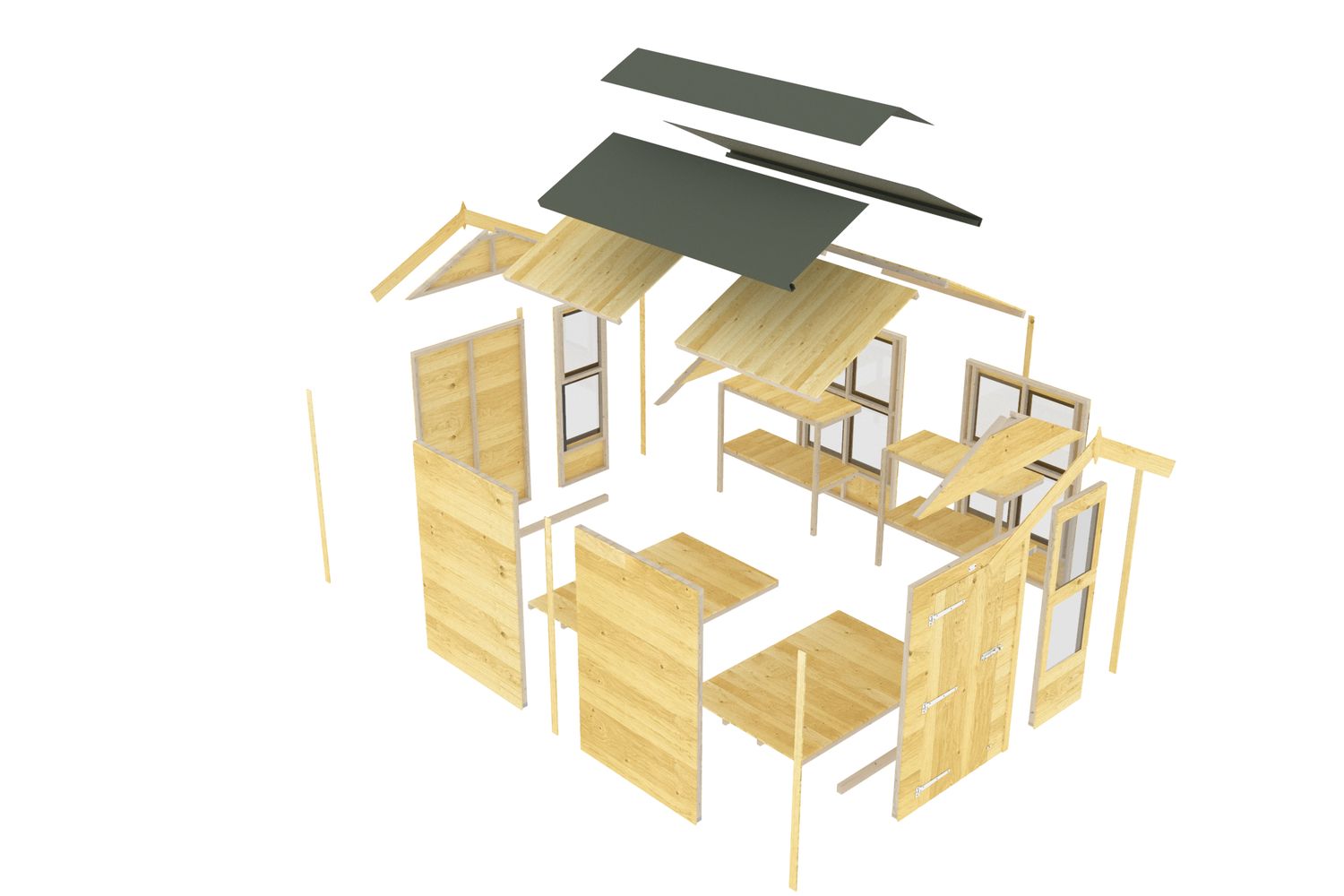 6 X 10 Apex Potting Shed-7