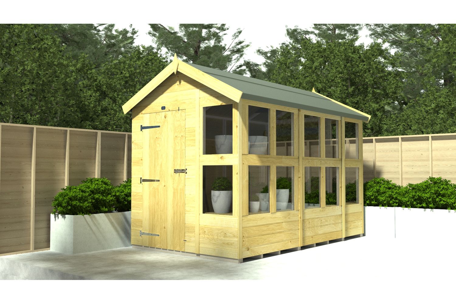 6 X 14 Apex Potting Shed-3