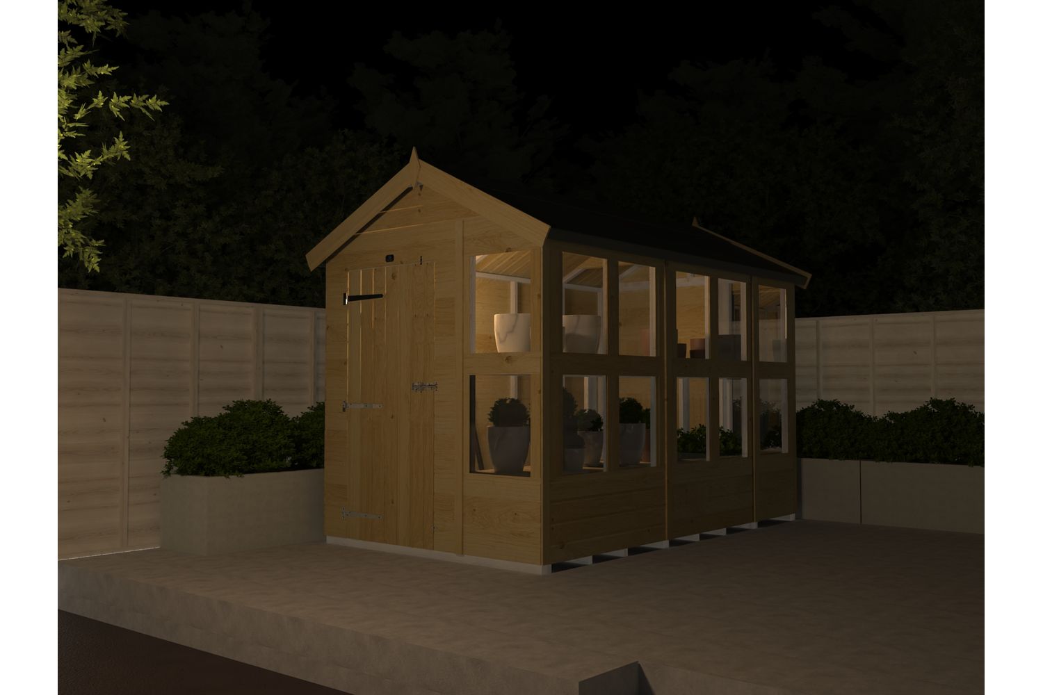 6 X 18 Apex Potting Shed-4