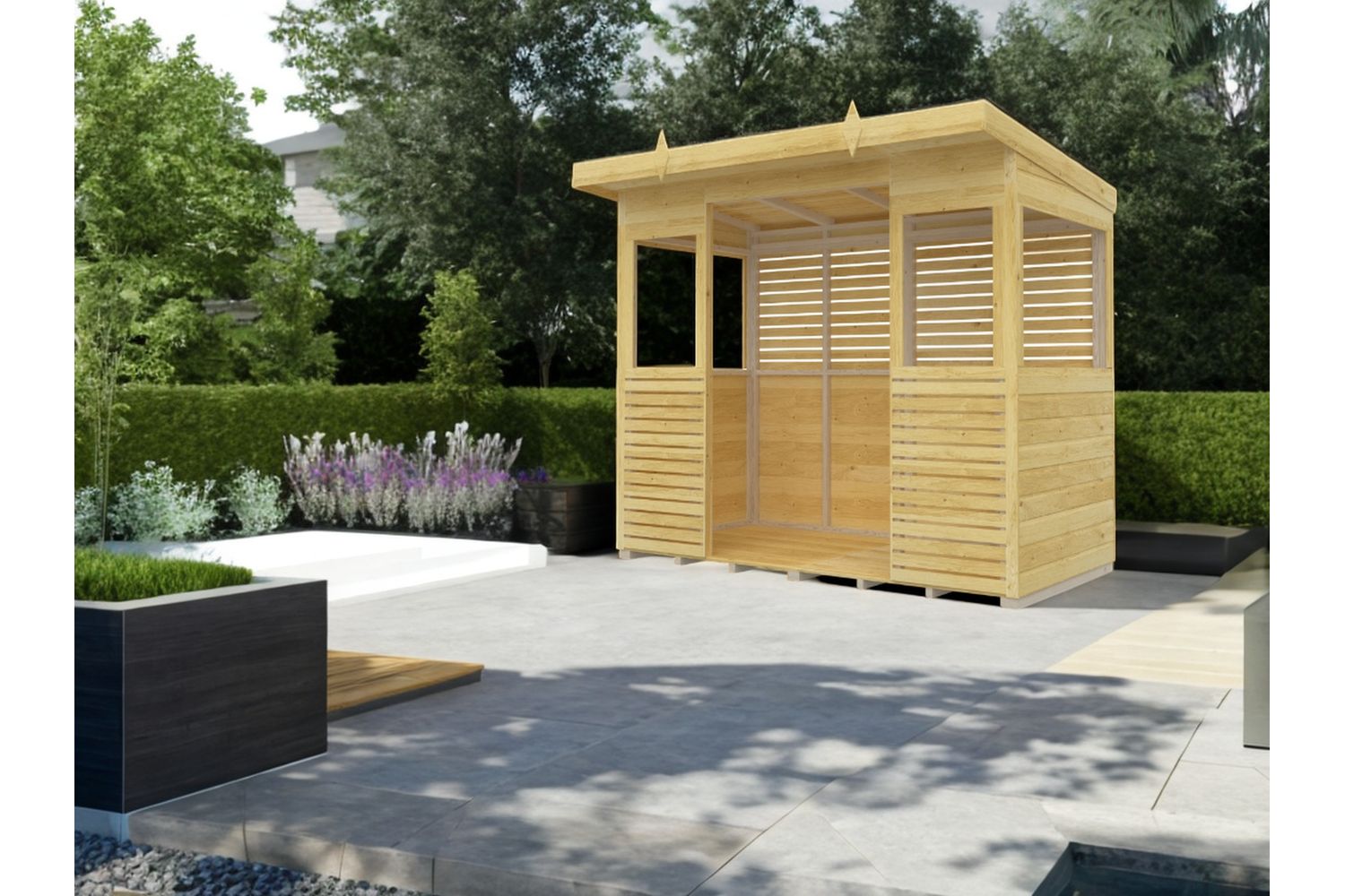 8 X 8 Bbqoutdoor Kitchen Shelter-3