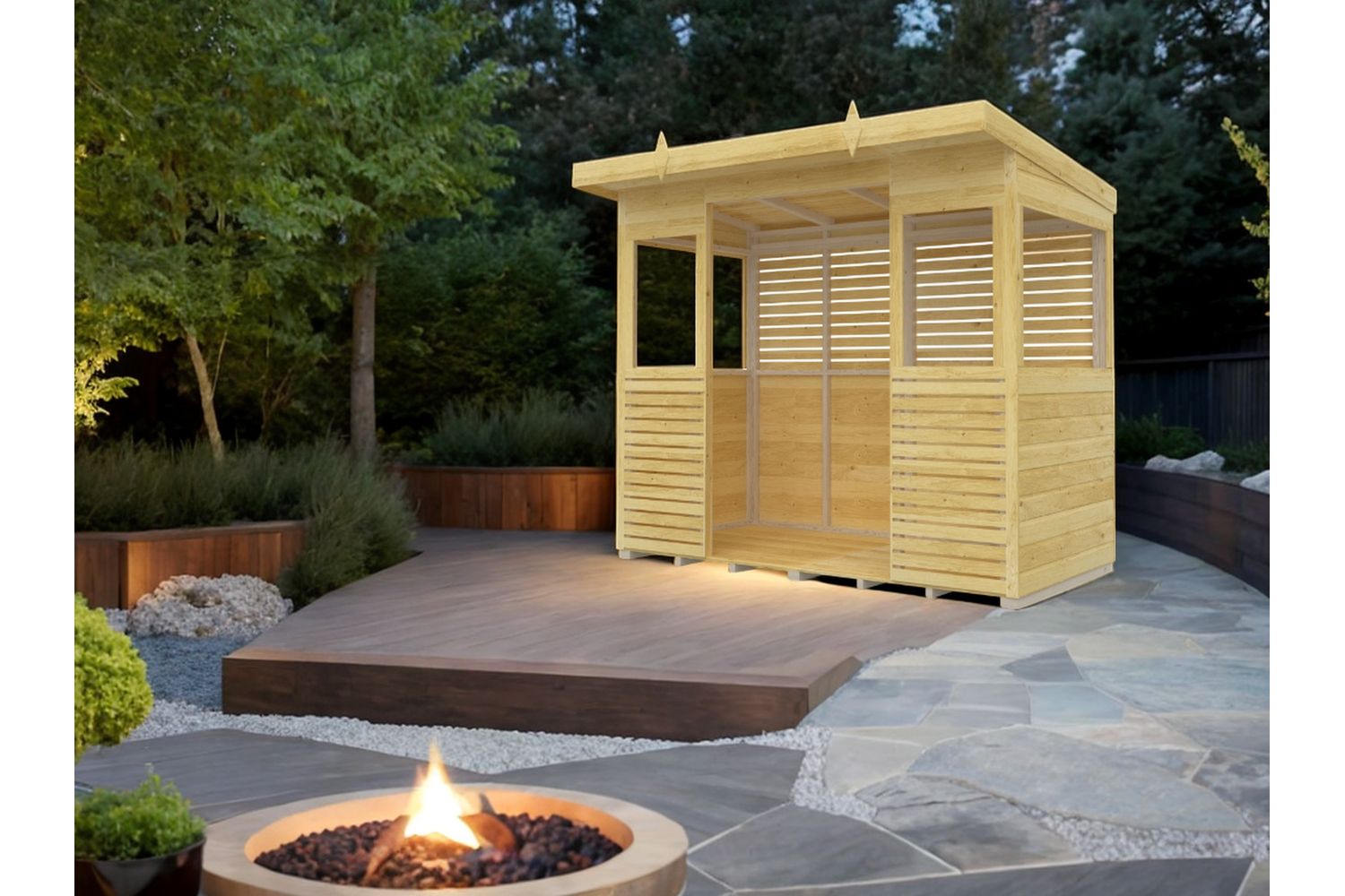 8 X 8 Bbqoutdoor Kitchen Shelter-4
