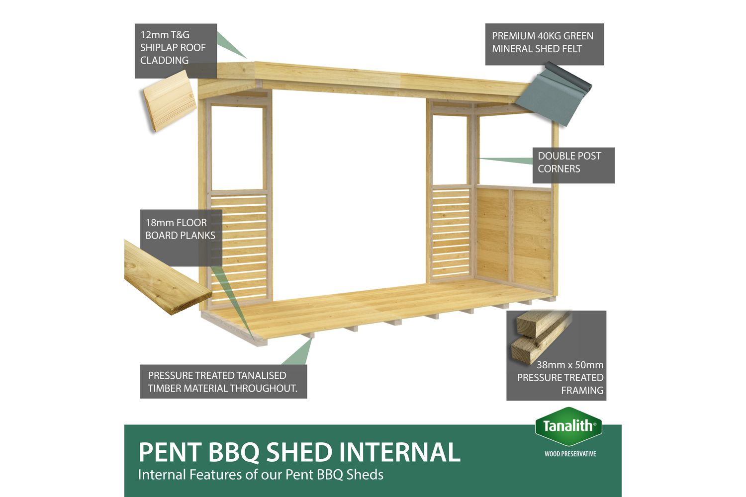 8 X 8 Bbqoutdoor Kitchen Shelter-6